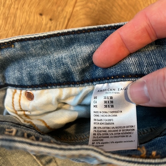 American Eagle men’s jeans size 30 x 30 - Picture 5 of 6